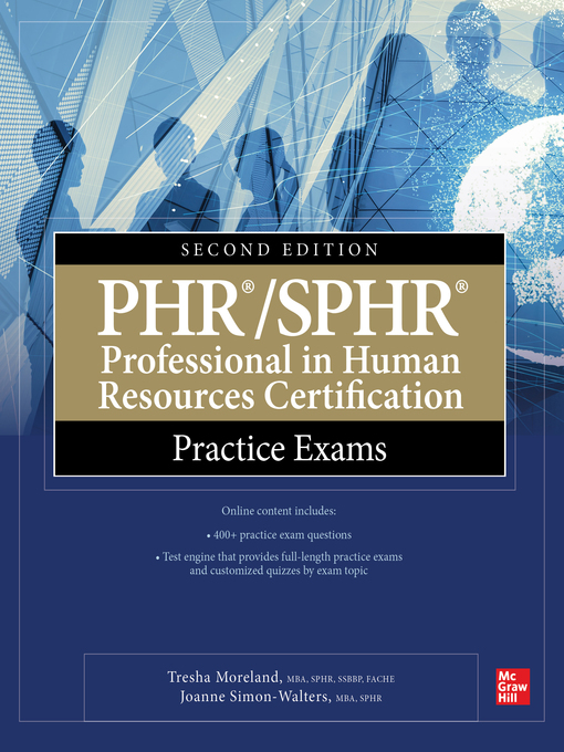 Cover image for PHR/SPHR Professional in Human Resources Certification Practice Exams